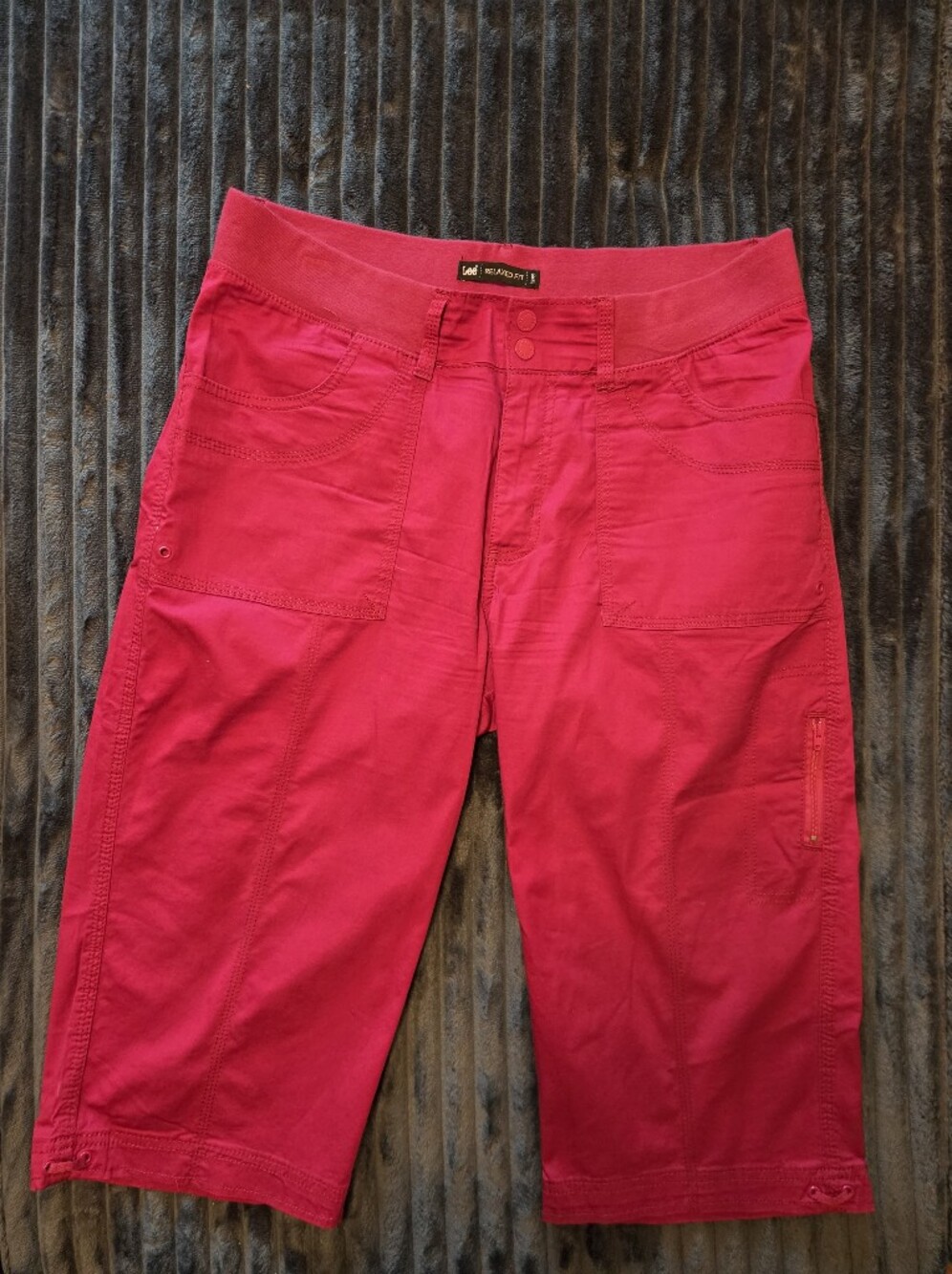 Women’s Bright Pink Casual Capris